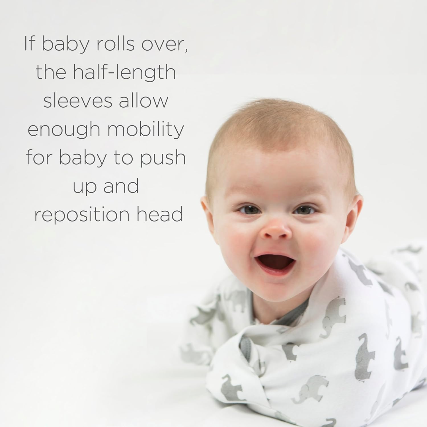 Amazing Baby Transitional Swaddle Sack - Sterling Tiny Bear 0-3 Months