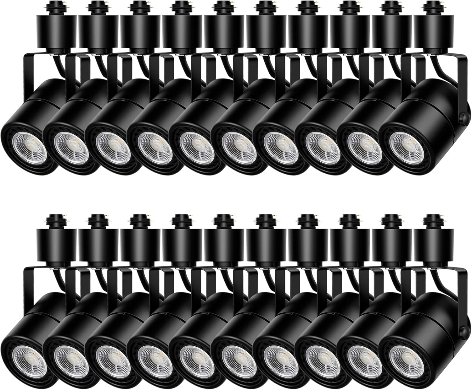 Motrackcao 10W Cool White Dimmable LED Track Light Heads 20 Pack