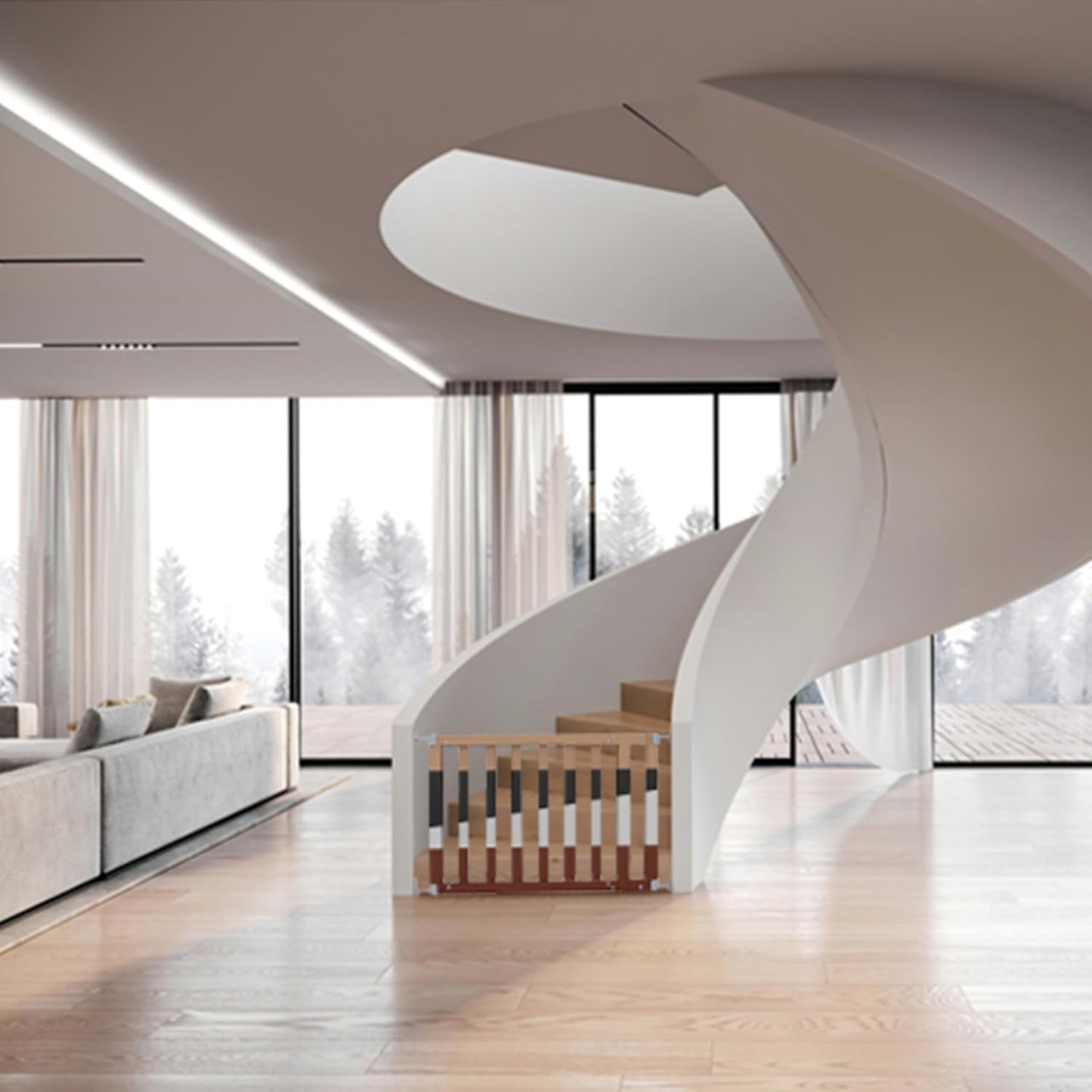 Ingenuity Doorway 36S Custom Safety Gate Paintable Wood Panels