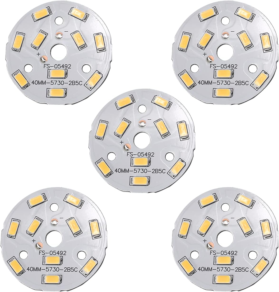 Othmro 5Pcs 40mm Dia High Power LED Chip Bulb