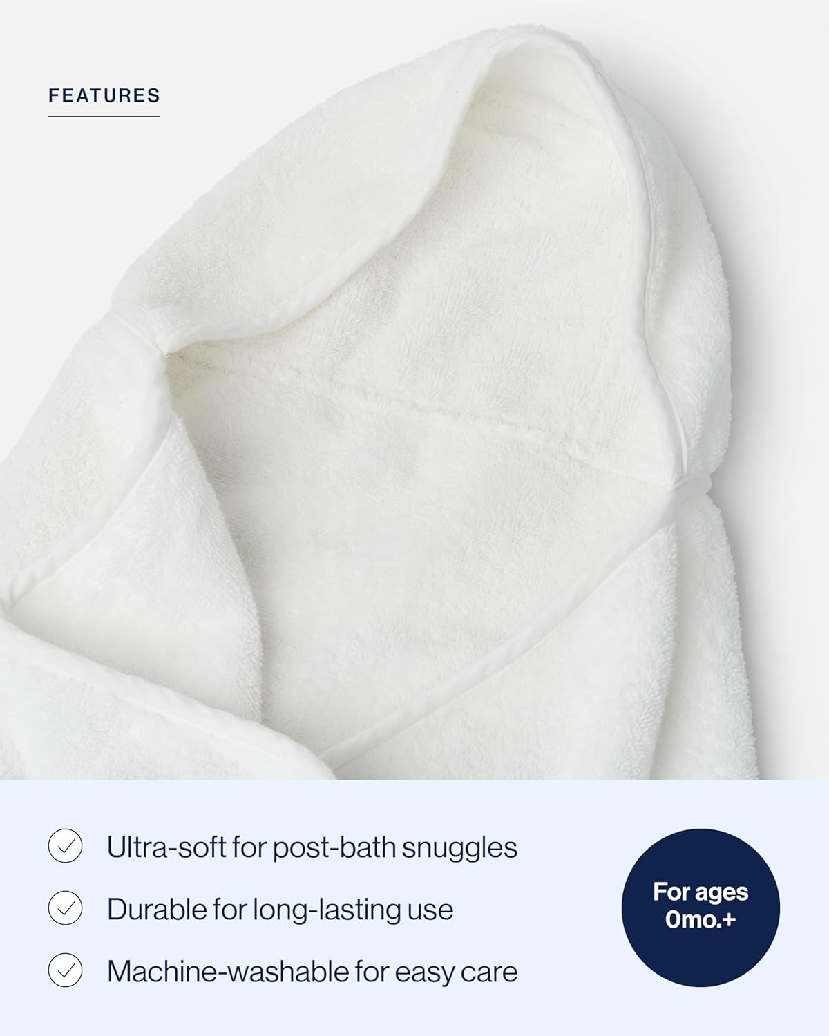 Lalo Hooded Towel - Organic Cotton Soft Absorbent