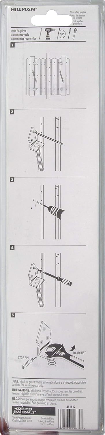 Hillman Hardware Essentials Self-Closing Gate Spring