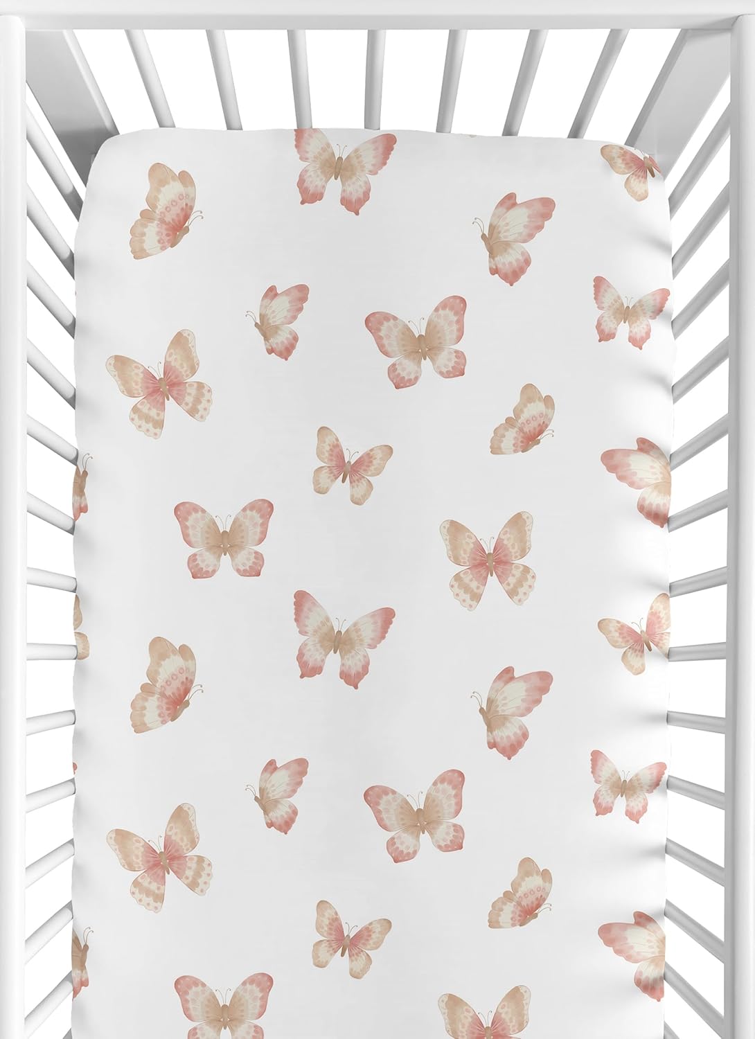 Sweet Jojo Designs Boho Butterfly Crib Sheet