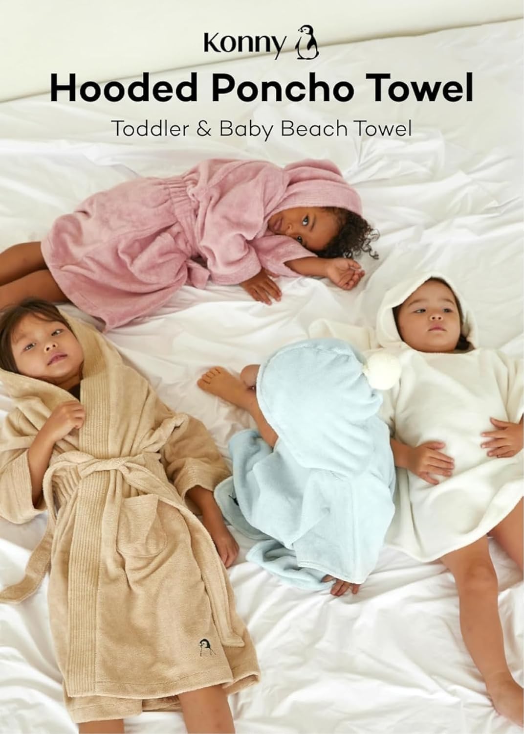 Konny Baby Hooded Towel - Ultra Soft Quick Dry