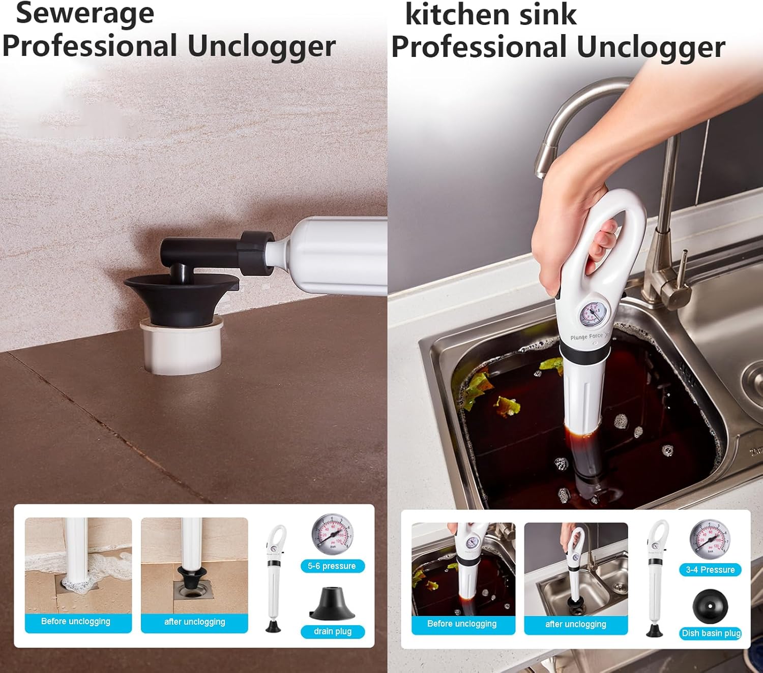 Plunge Force X High Pressure Air Plunger