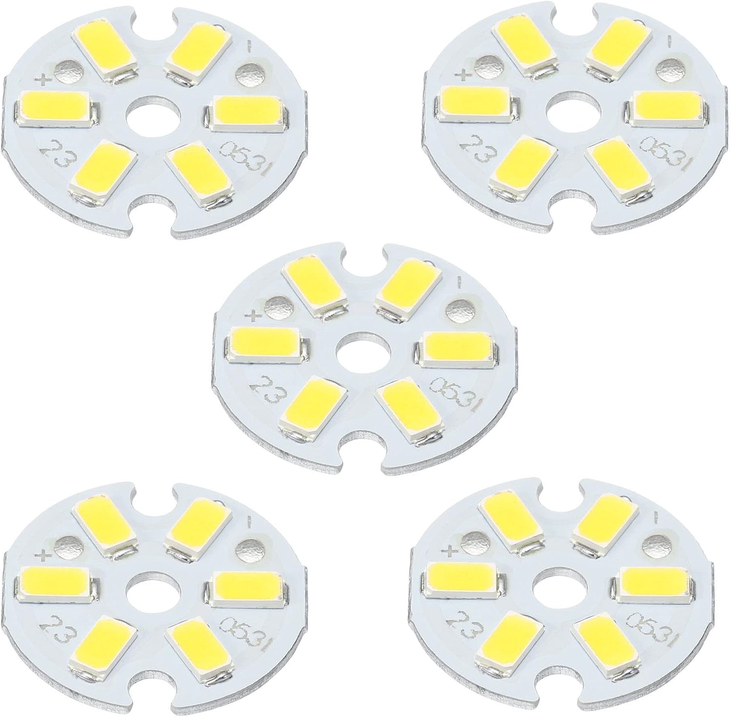 MECCANIXITY 3W COB LED Light Chip 10Pcs 6000-6500K Energy Saving Bulb Replacement
