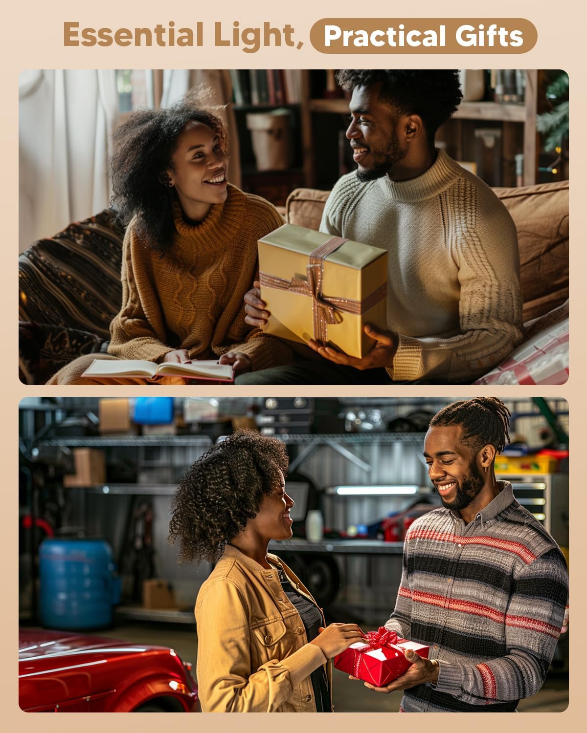 EastPin Neck Light with 2 Modes 2200mAh 85Hrs Battery