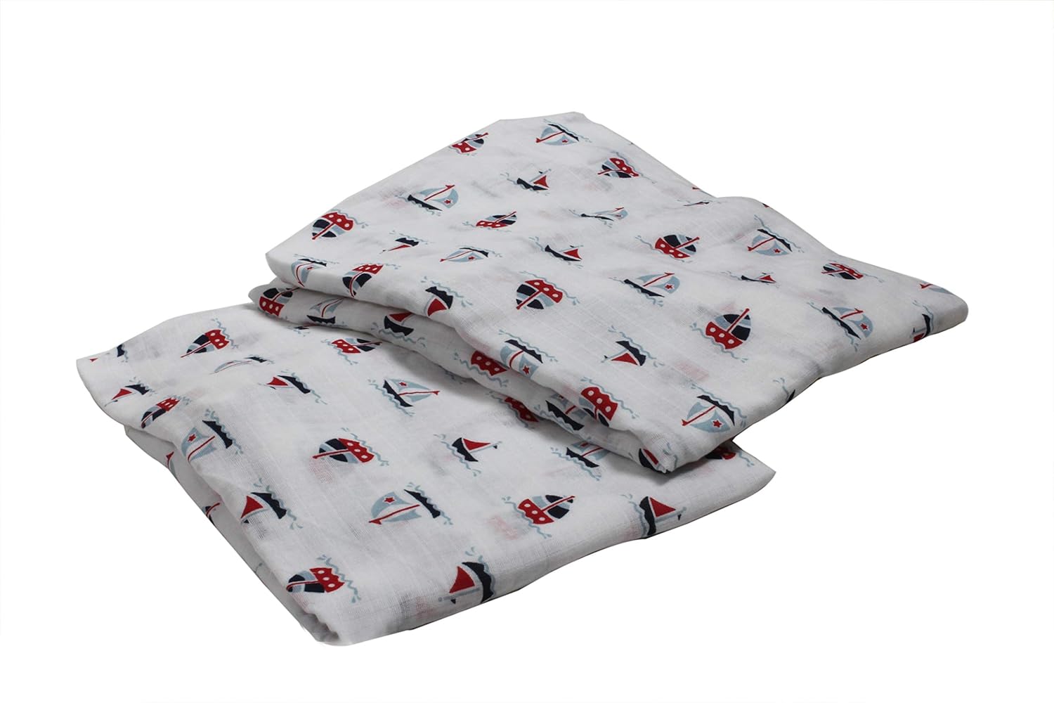 Bacati Little Sailor 100 Cotton Muslin Crib Sheets 1