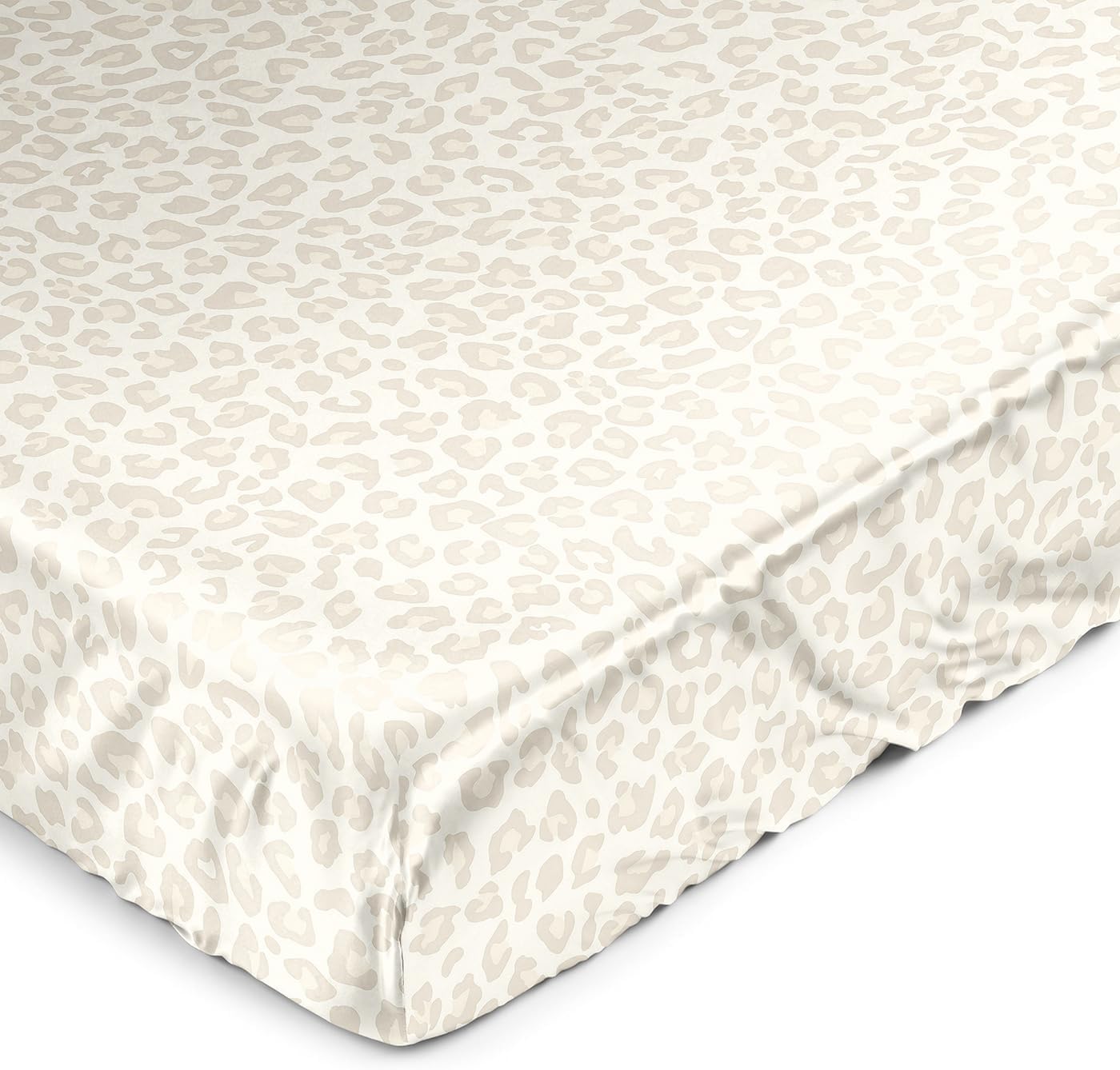 Sweet Jojo Designs Shabby Chic Leopard Print Crib Sheet