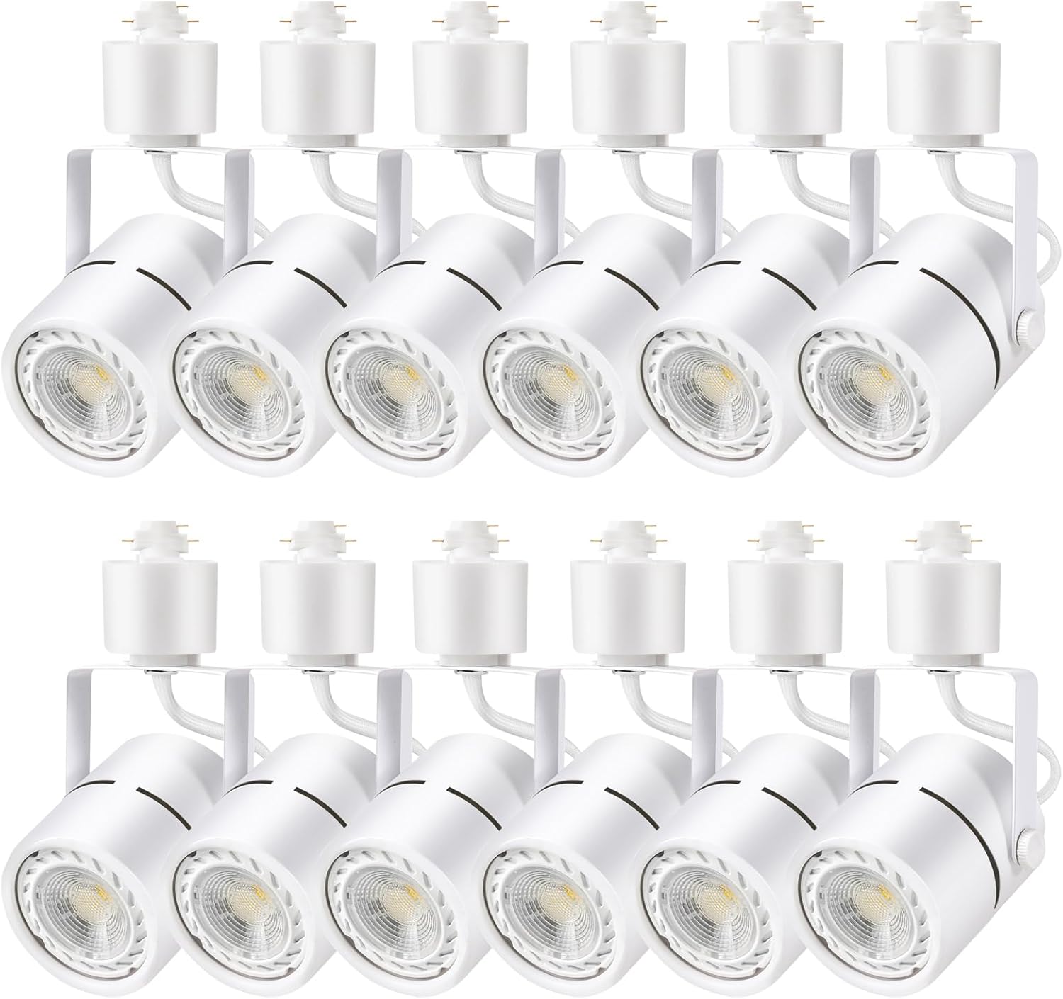 10W LED Track Light Heads 12-Pack Cool White