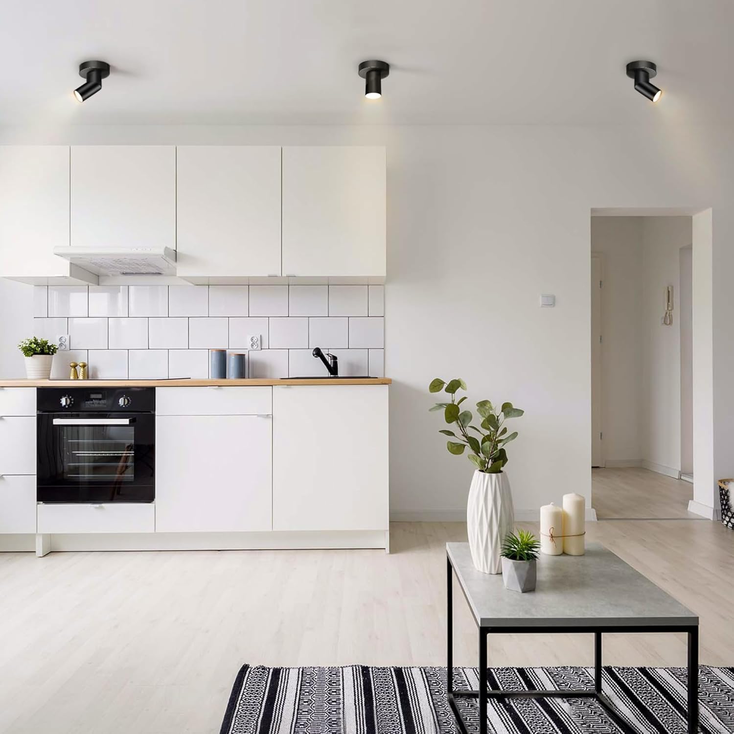 Globe Electric 45 Convertible LED Track Light Matte Black