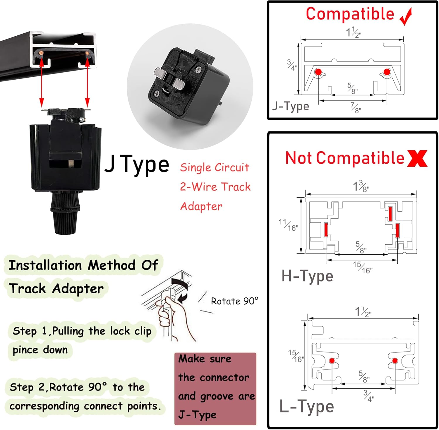 KAYYELAMP Red E26 Ceramic Base Track Pendant Light Set of Three