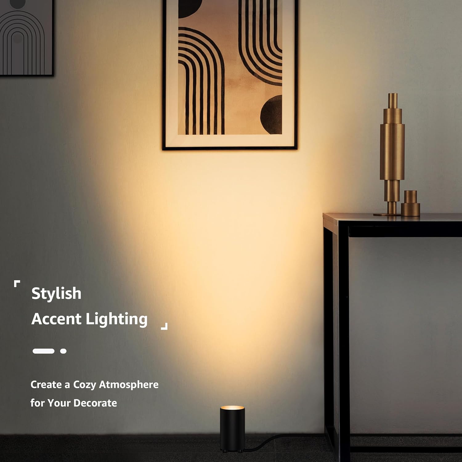 SUNVIE 2 Pack Floor Can Light with GU10 Bulbs