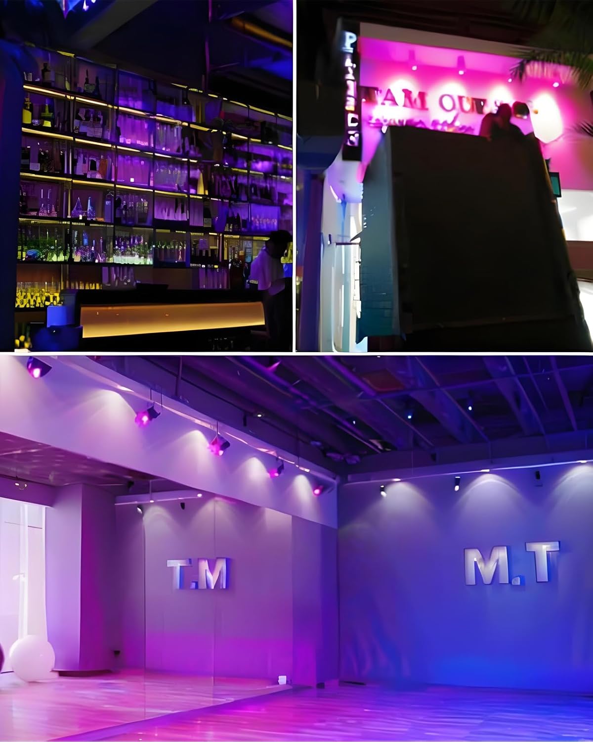 Motrackcao RGBW Track Light Heads 12W 16 Pack