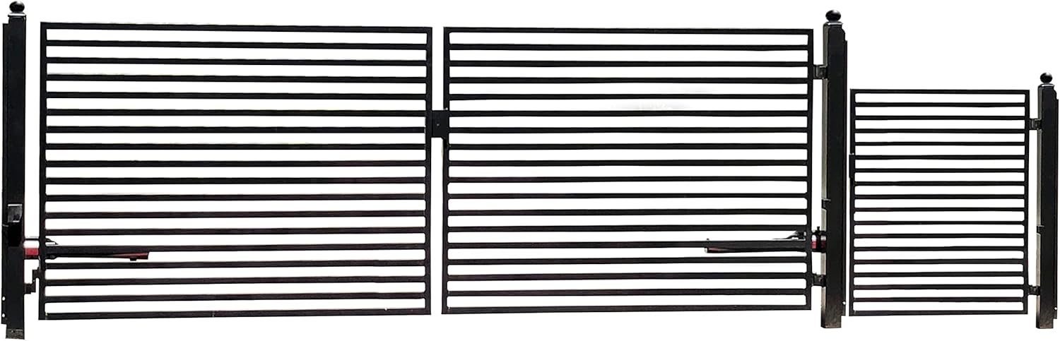 ALEKO 12 Ft Dual Swing Driveway Gate Set