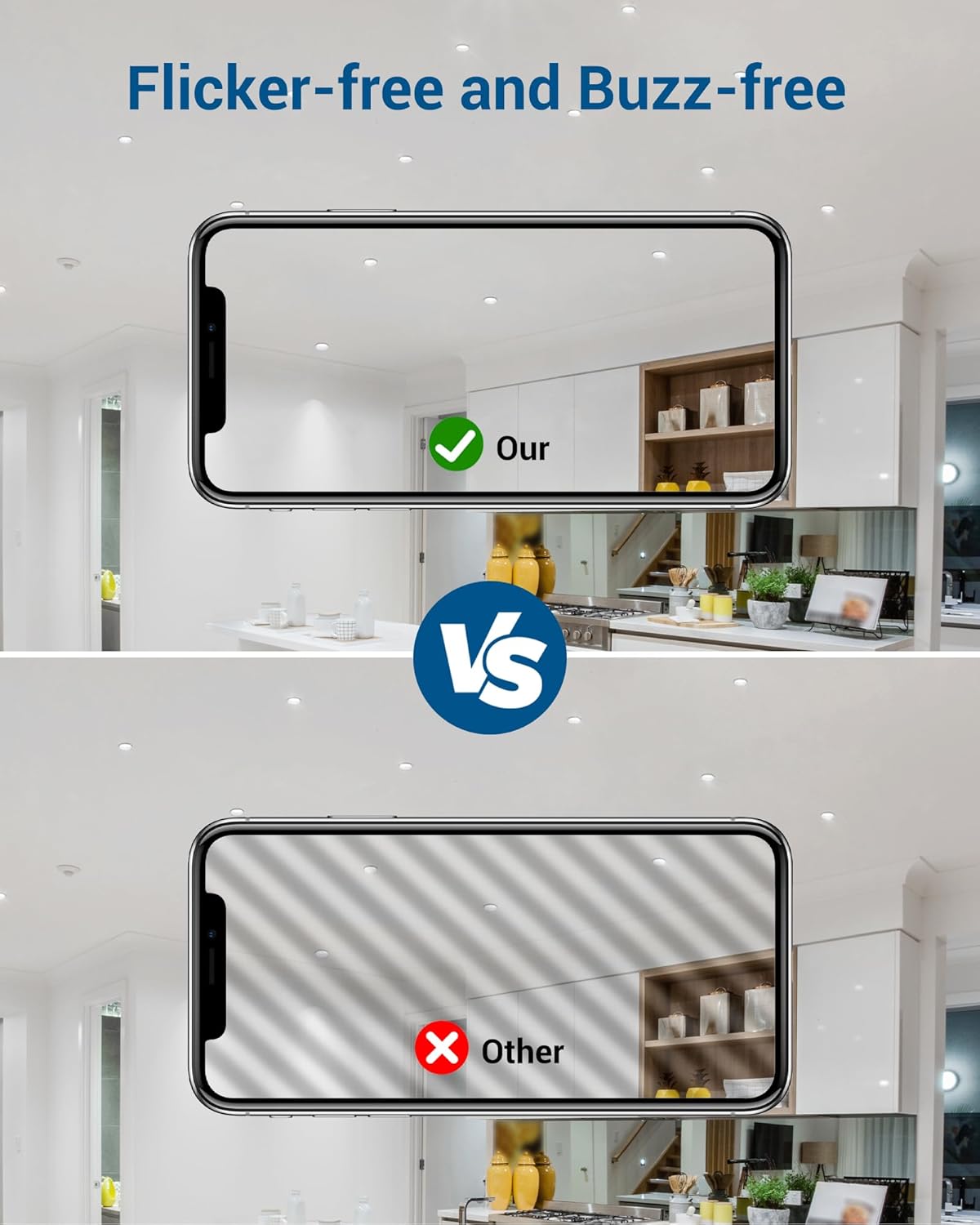 DEWENWILS 10-Pack Dimmable GU10 LED Bulbs 5000K 7W 500LM