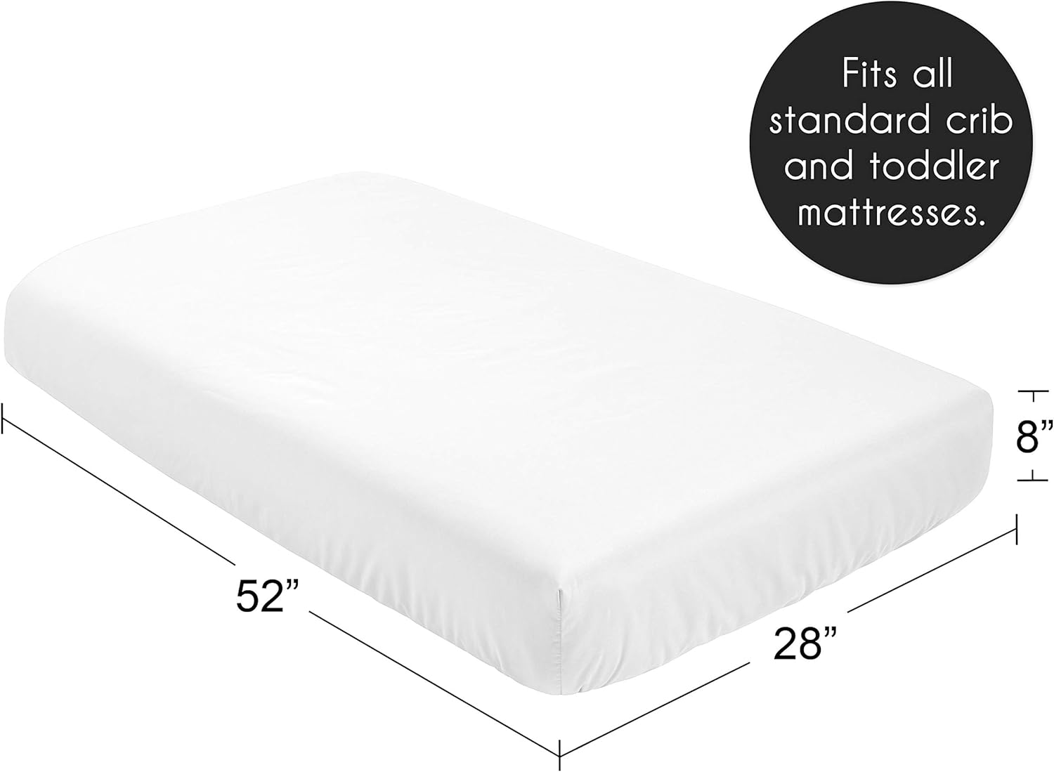 Sweet Jojo Designs Lavender Purple Crib Sheet