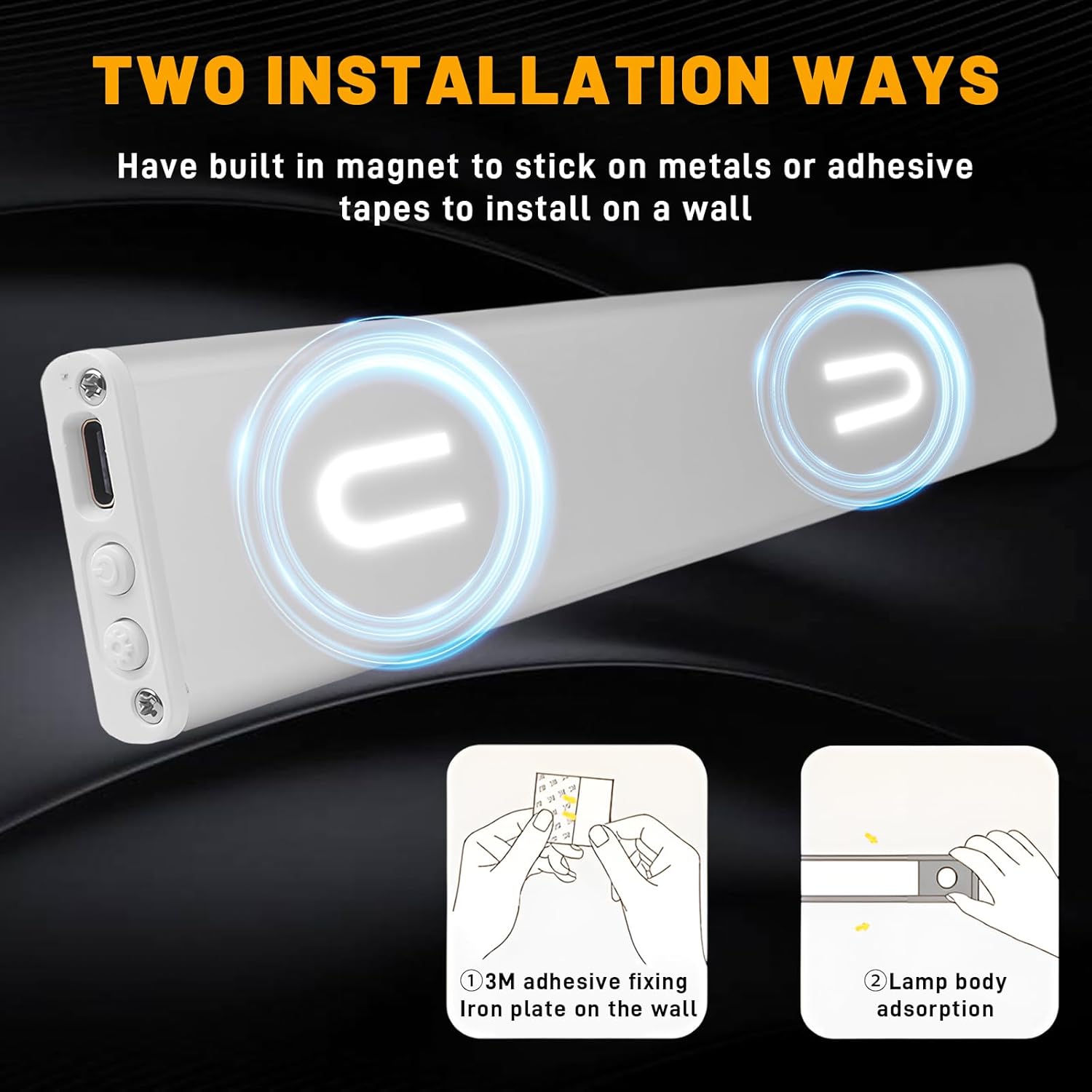 Under Cabinet LED Motion Sensor Light 2 Pack