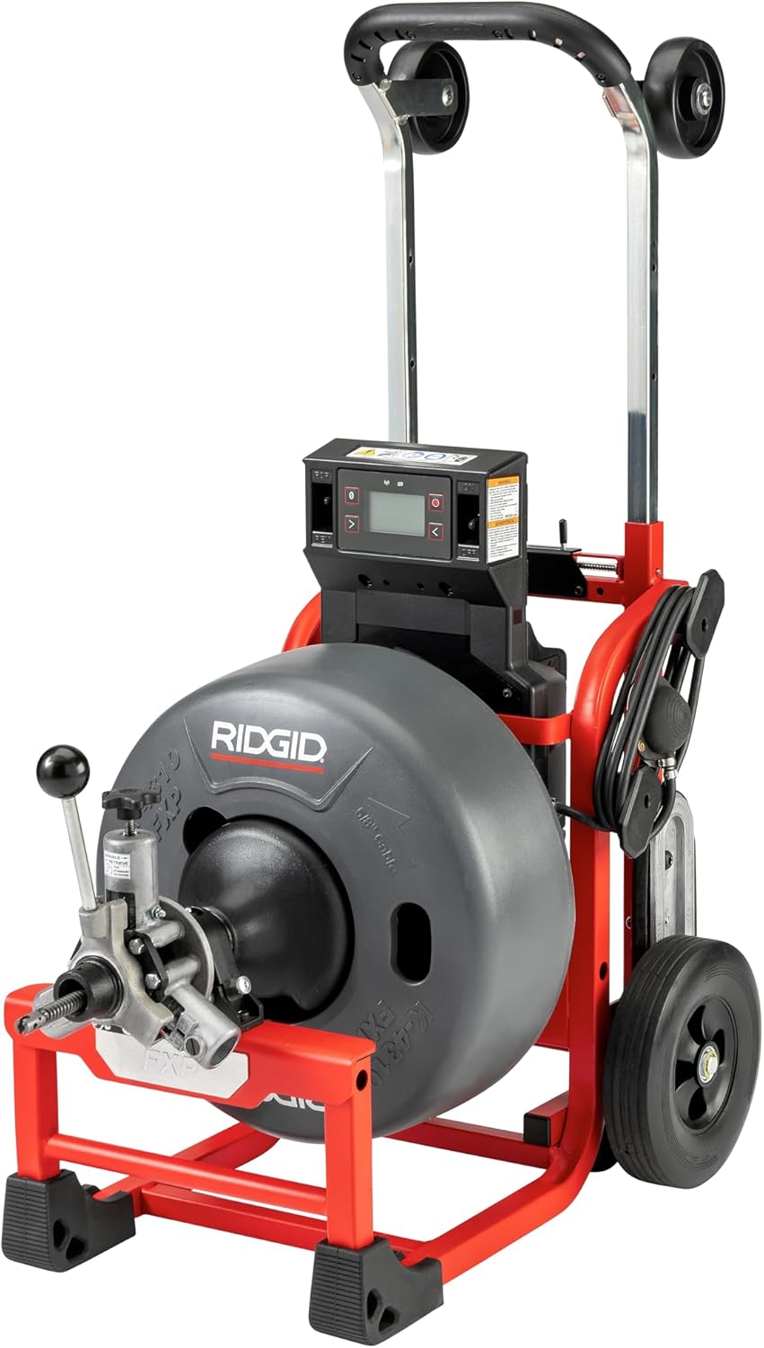 RIDGID K-4310 Drum Machine with AUTOFEED and Cable Counter