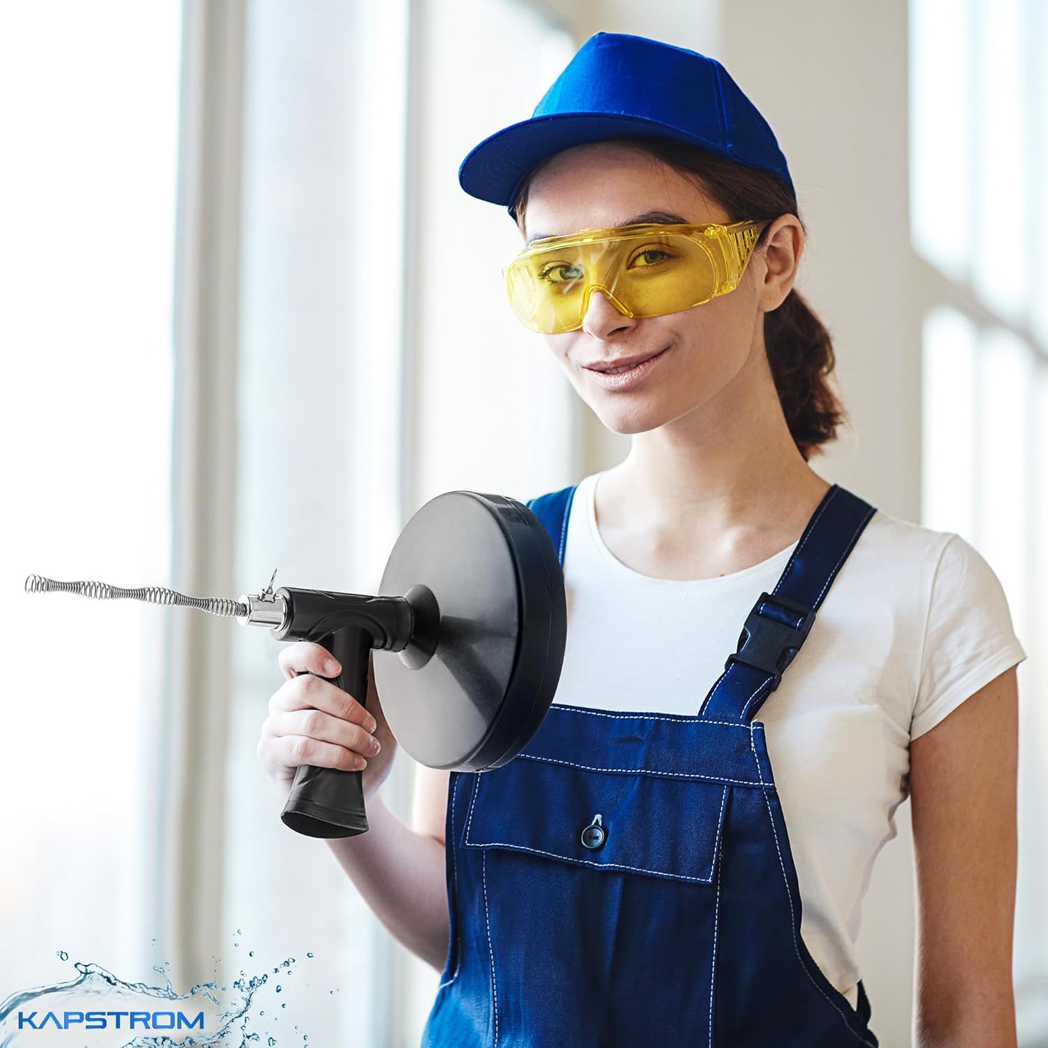 Kapstrom Drain Snake 05 Inch Heavy-Duty Clog Remover for Kitchen Bath