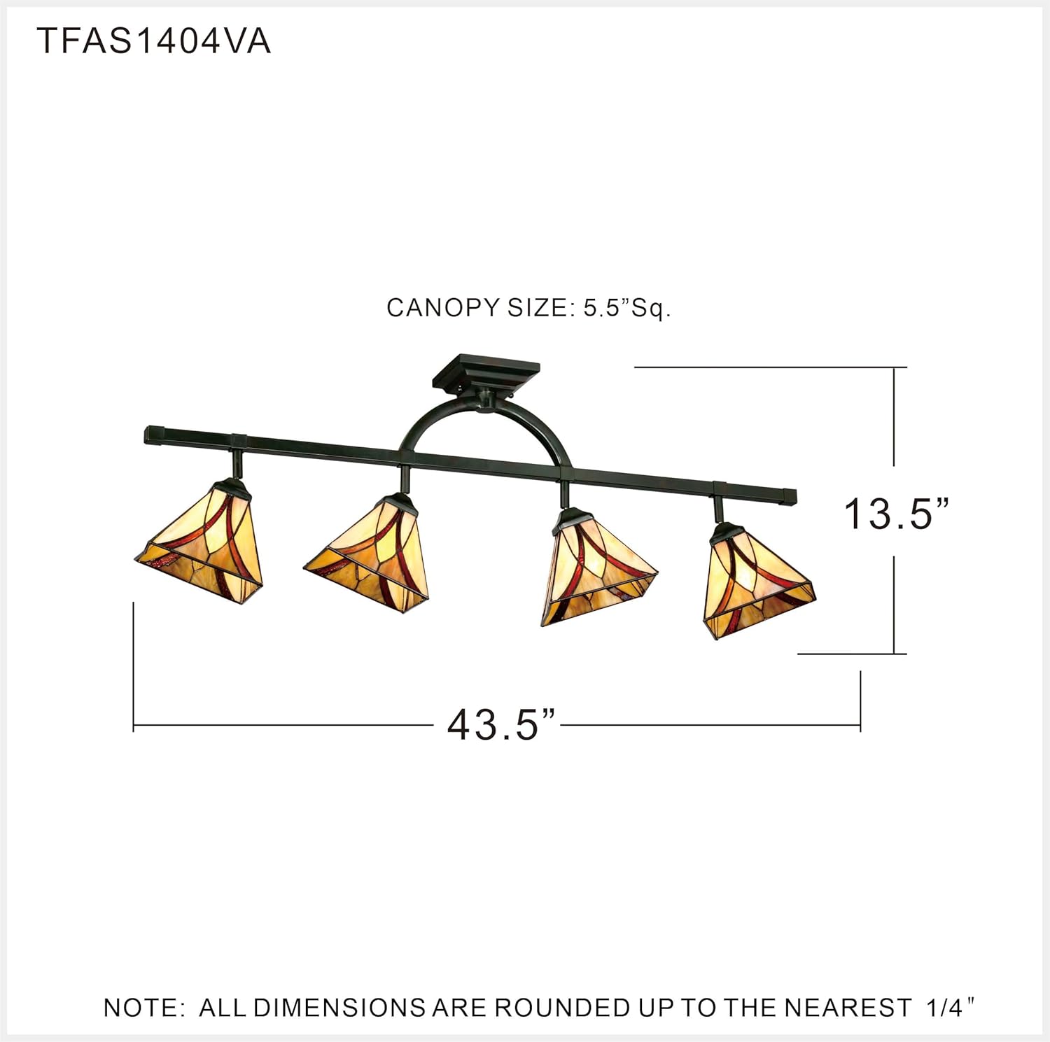 Quoizel Adjustable Track Light Kit 4 Light 400 Watts Valiant Bronze