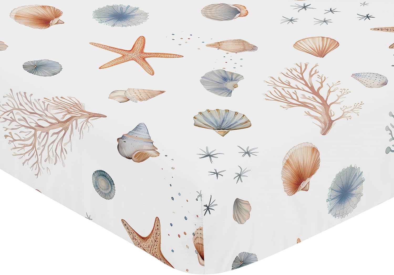 Sweet Jojo Designs Nautical Crib Sheet 1