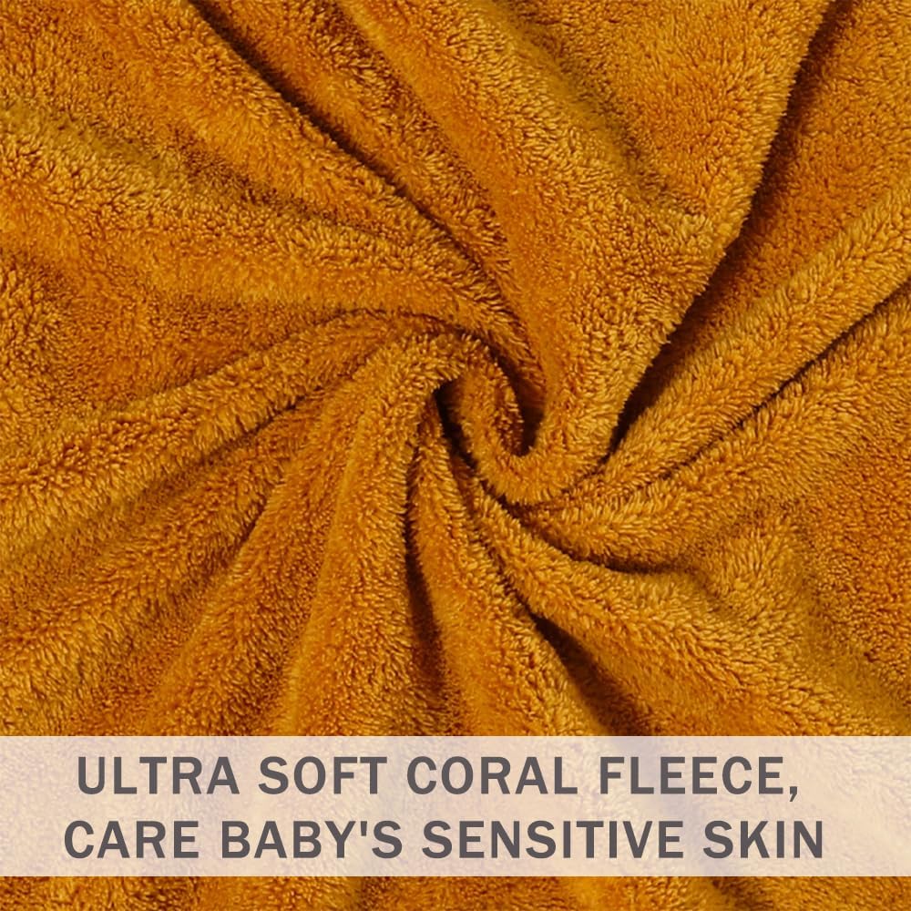 SEVDO 31x31 Baby Bath Towel with Hood