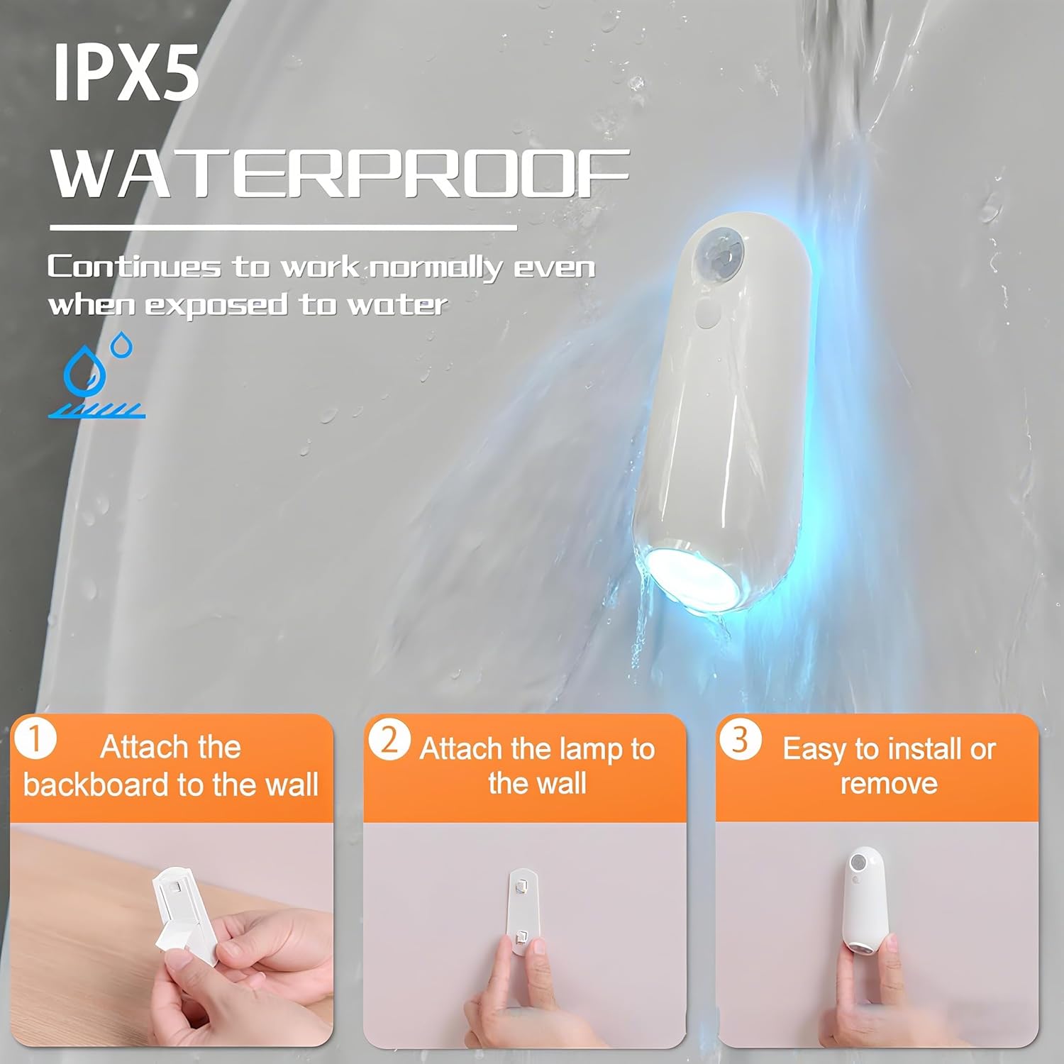 ONXE Motion Sensor Toilet Night Light 2 Pack 1