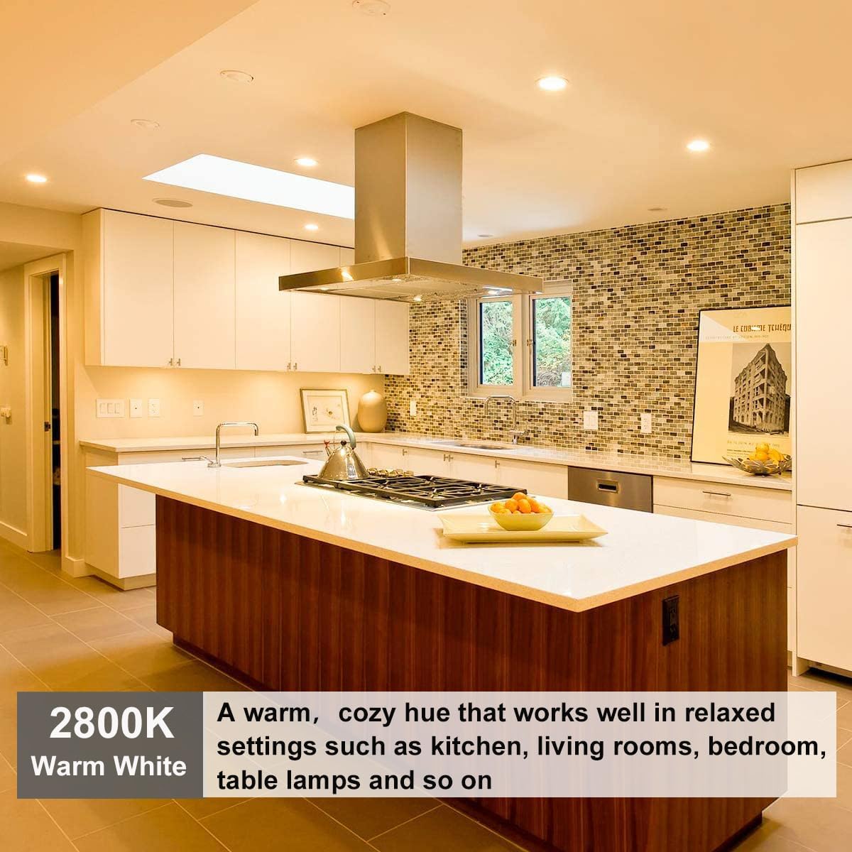 Nioclerce PAR16 Halogen Bulb 39W 6 Pack Warm White Dimmable