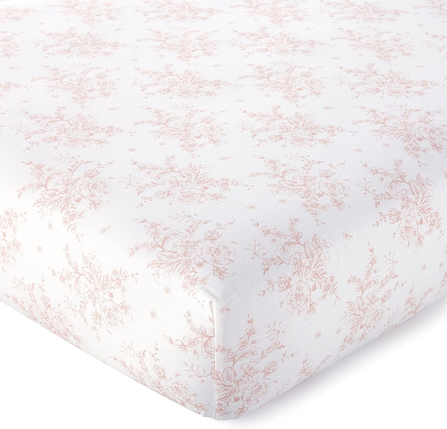 Levtex Baby - Floral Crib Fitted Sheet - 100 Cotton