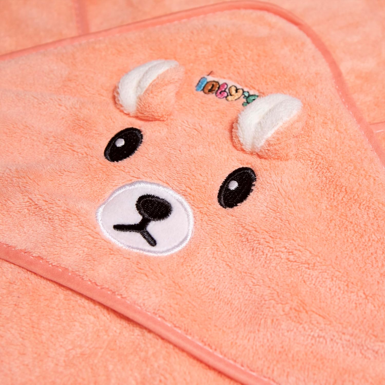 Iolys Hooded Baby Bath Towel Large 41x41