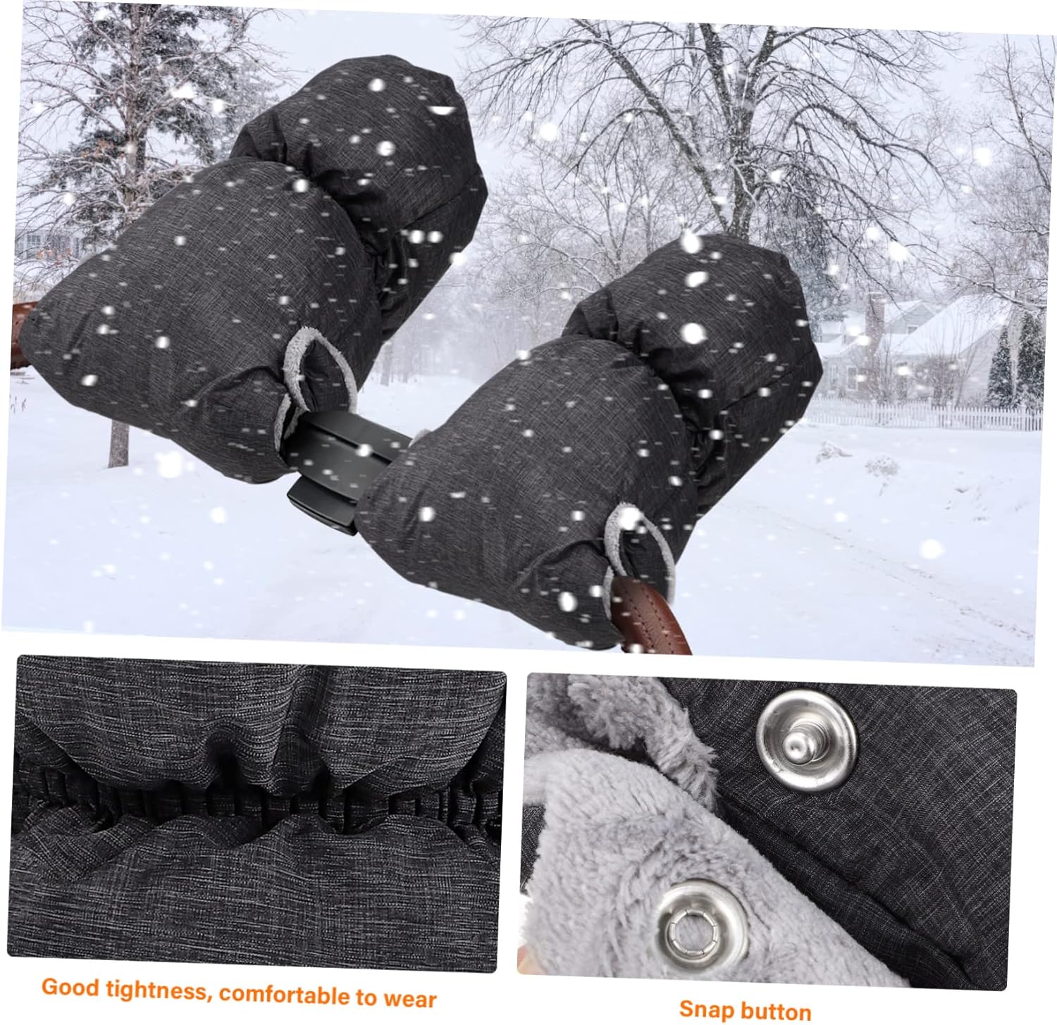 CIMAXIC Baby Stroller Mittens Warm Hand Muffs