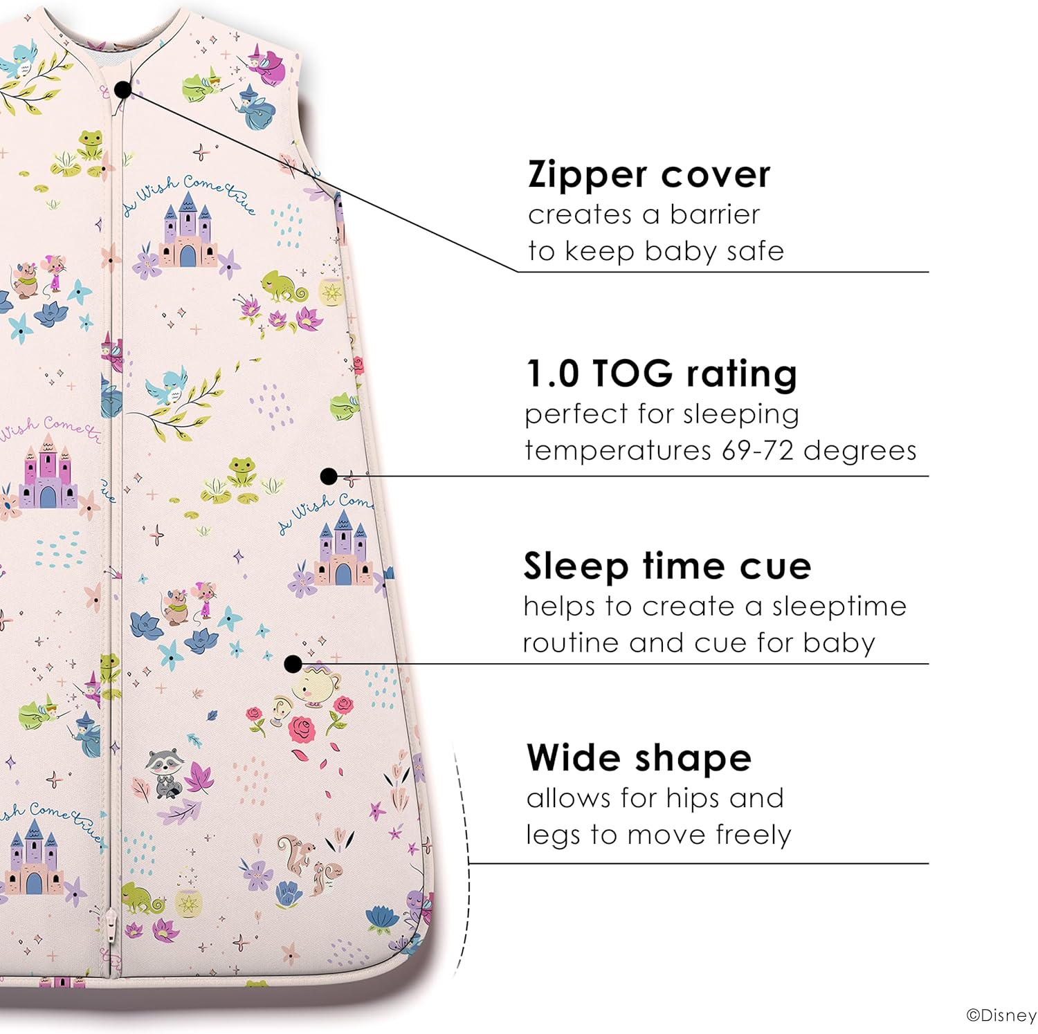 Milk Snob Disney Baby Sleeping Sack for Newborn 1