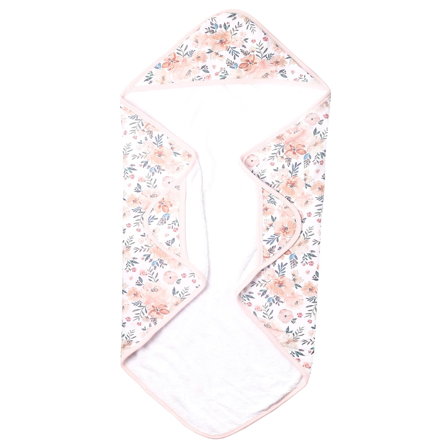 Copper Pearl Hooded Bath Towel with Hood and Pockets