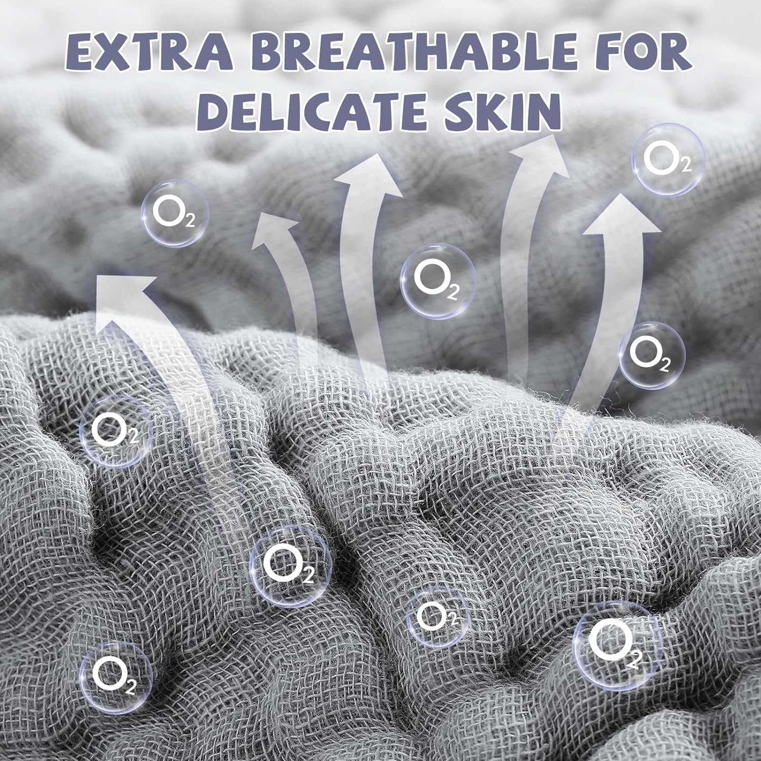 MUKIN Baby Washcloths - 6 Pack Soft Face Cloths for Newborn