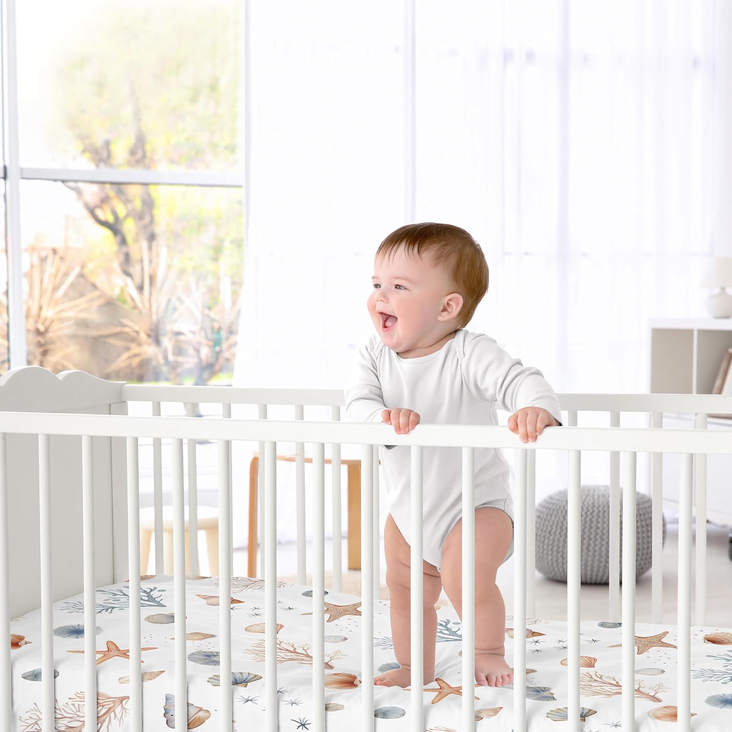 Sweet Jojo Designs Nautical Crib Sheet 1