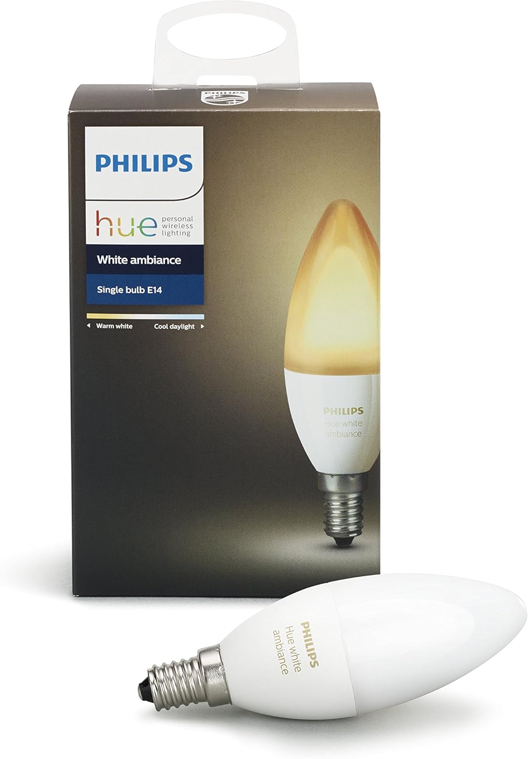 Philips Hue White Ambiance E12 LED Candle Bulb 6W Dimmable Smart Light