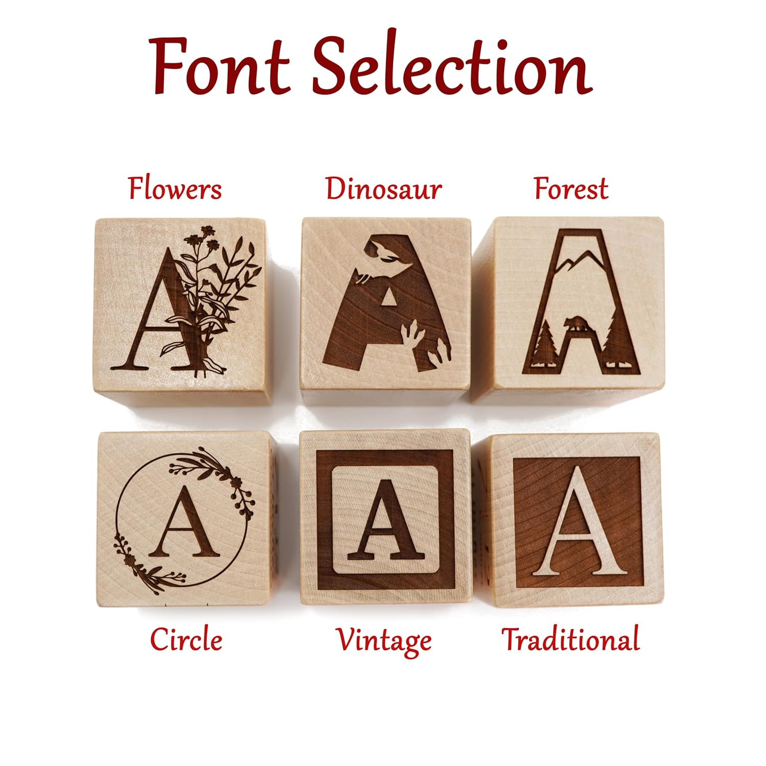 Personalized Baby Name Blocks for Girls or Boys