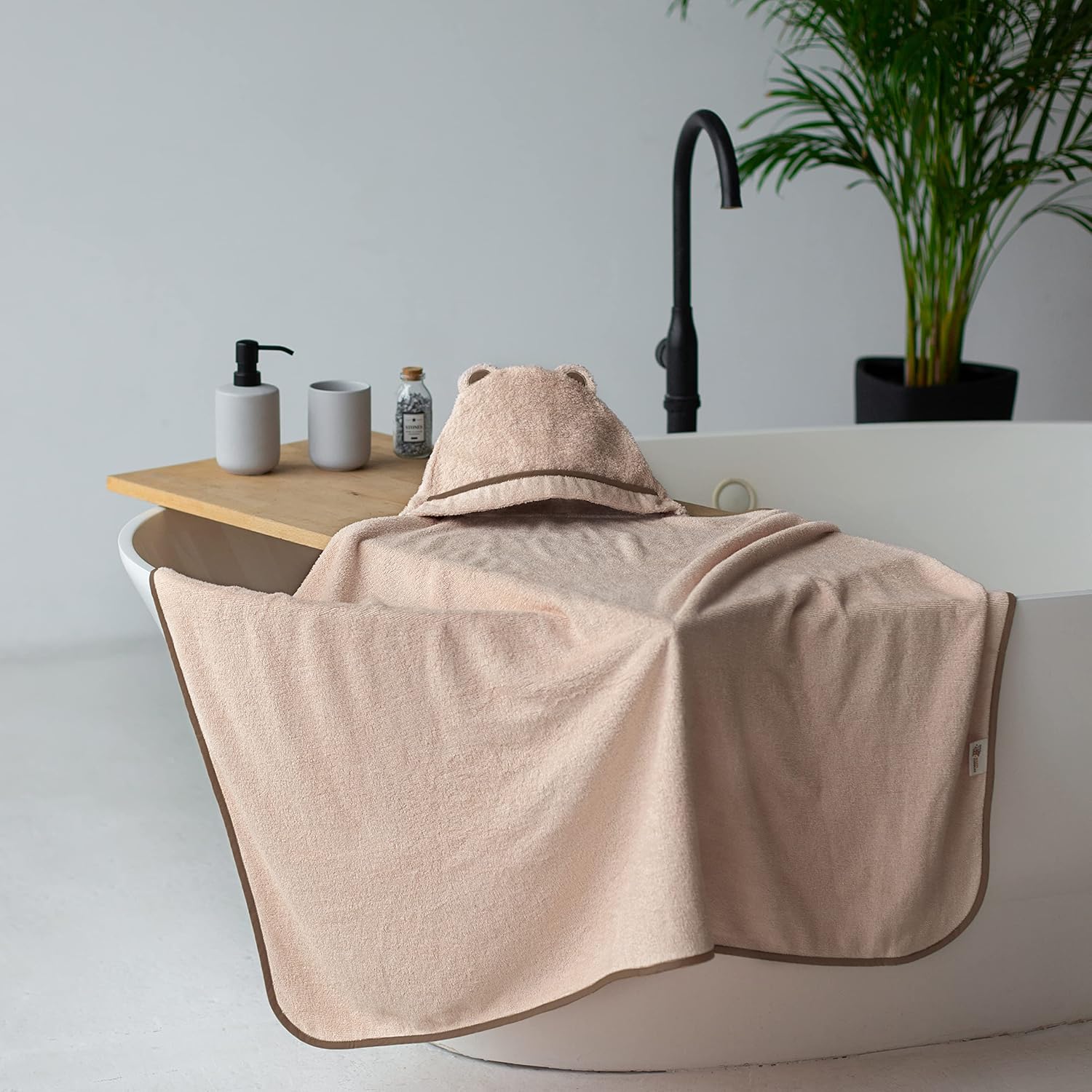 Premium Baby Bath Towel with Bamboo Hood