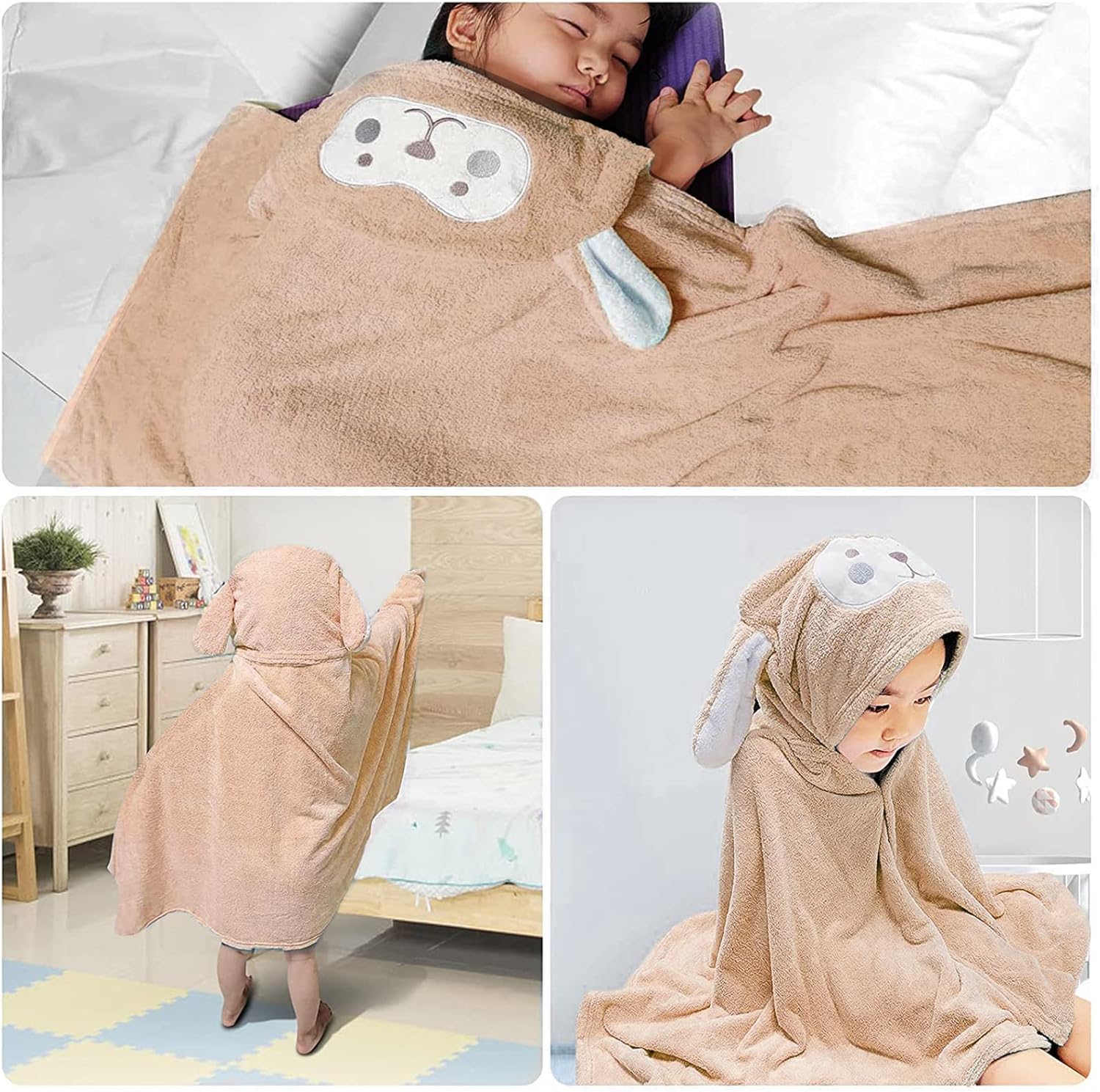 Visen Premium Hooded Towel for Kids 28x55 Inch