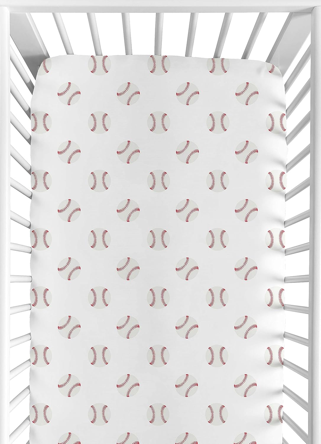 Sweet Jojo Designs Americana Sports Crib Sheet Set