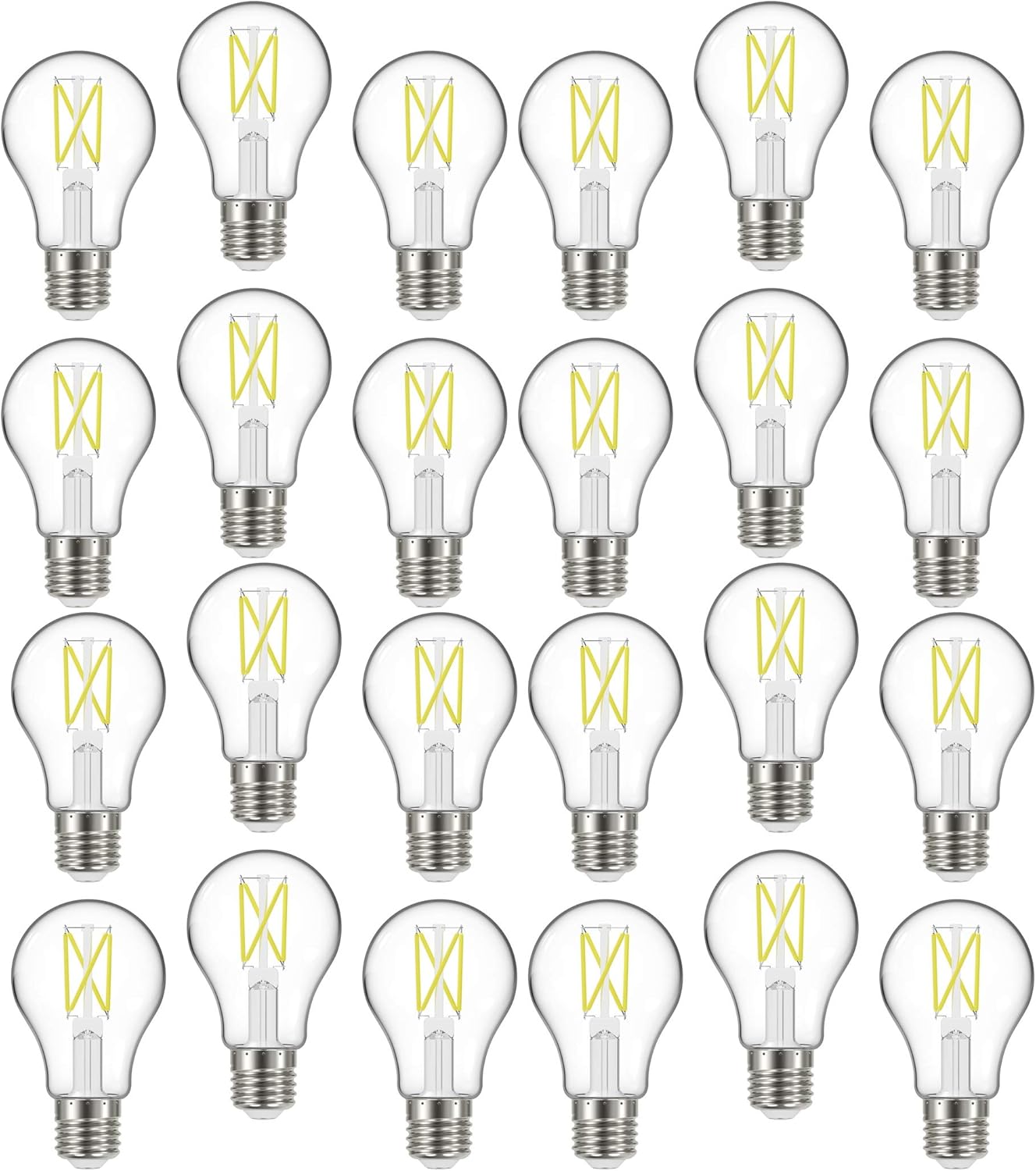 Satco 24-Pack Dimmable LED Filament Lamps A19