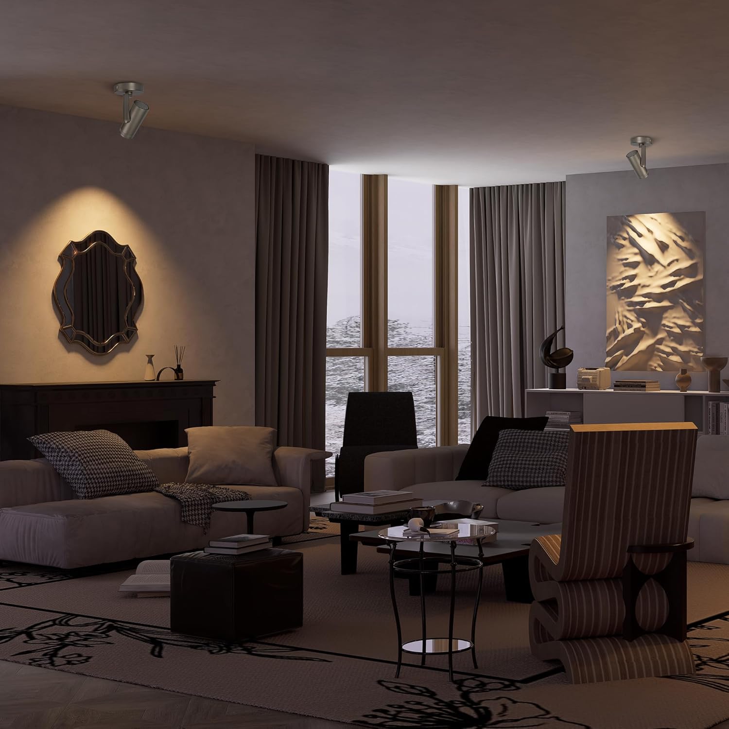 Lovuphoria Zoomable Dimmable Spotlights 12W LED Ceiling Light