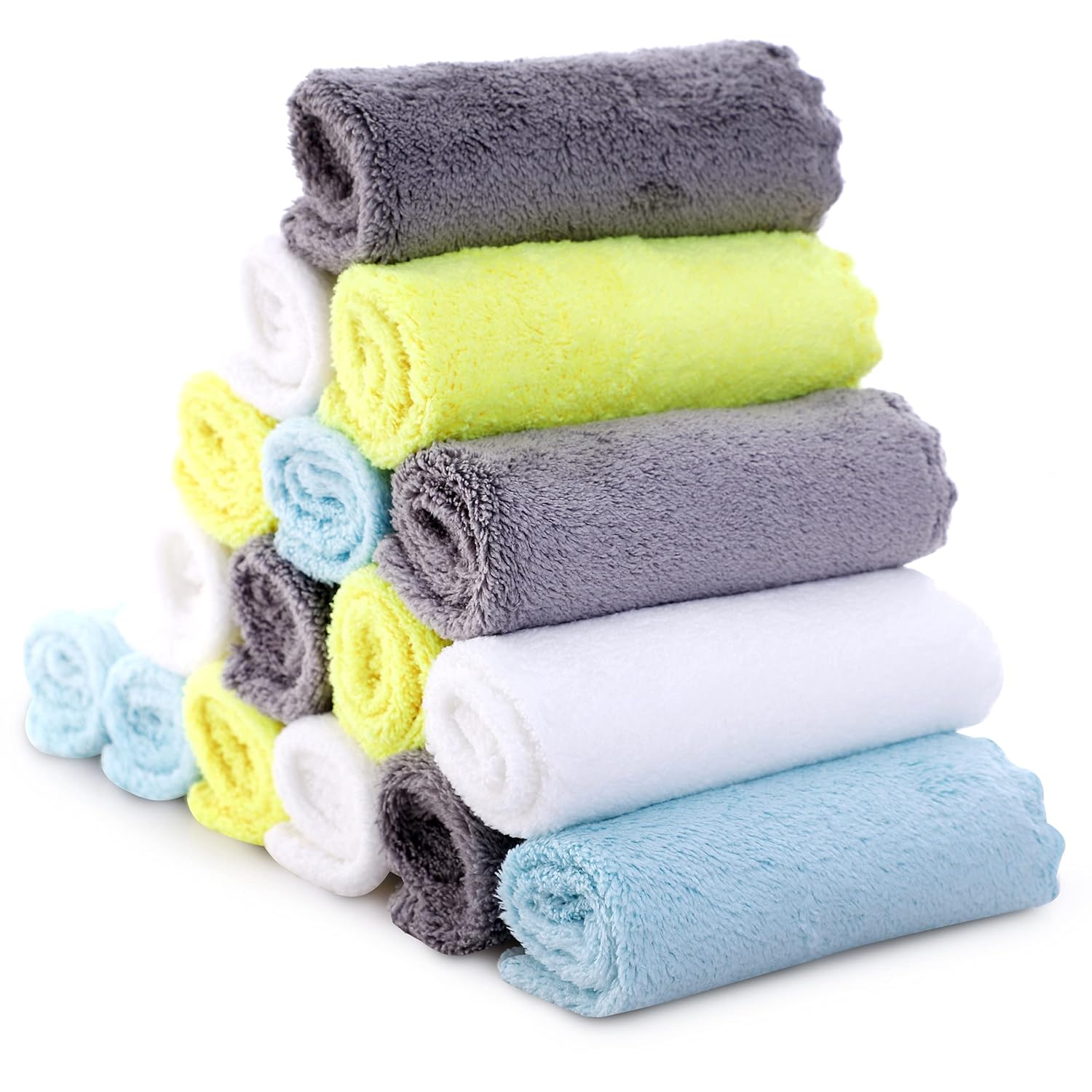 Cute Castle Ultra-Soft Baby Washcloths 16 Pack