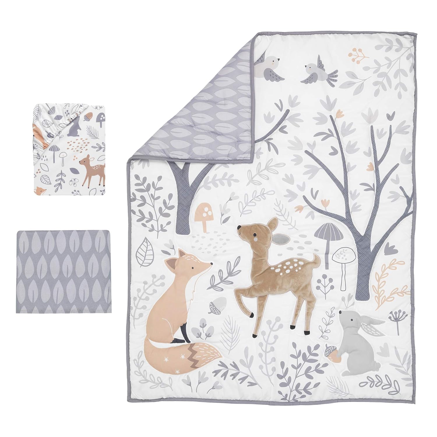 Bedtime Originals 3-Piece Crib Bedding Set Deer Park