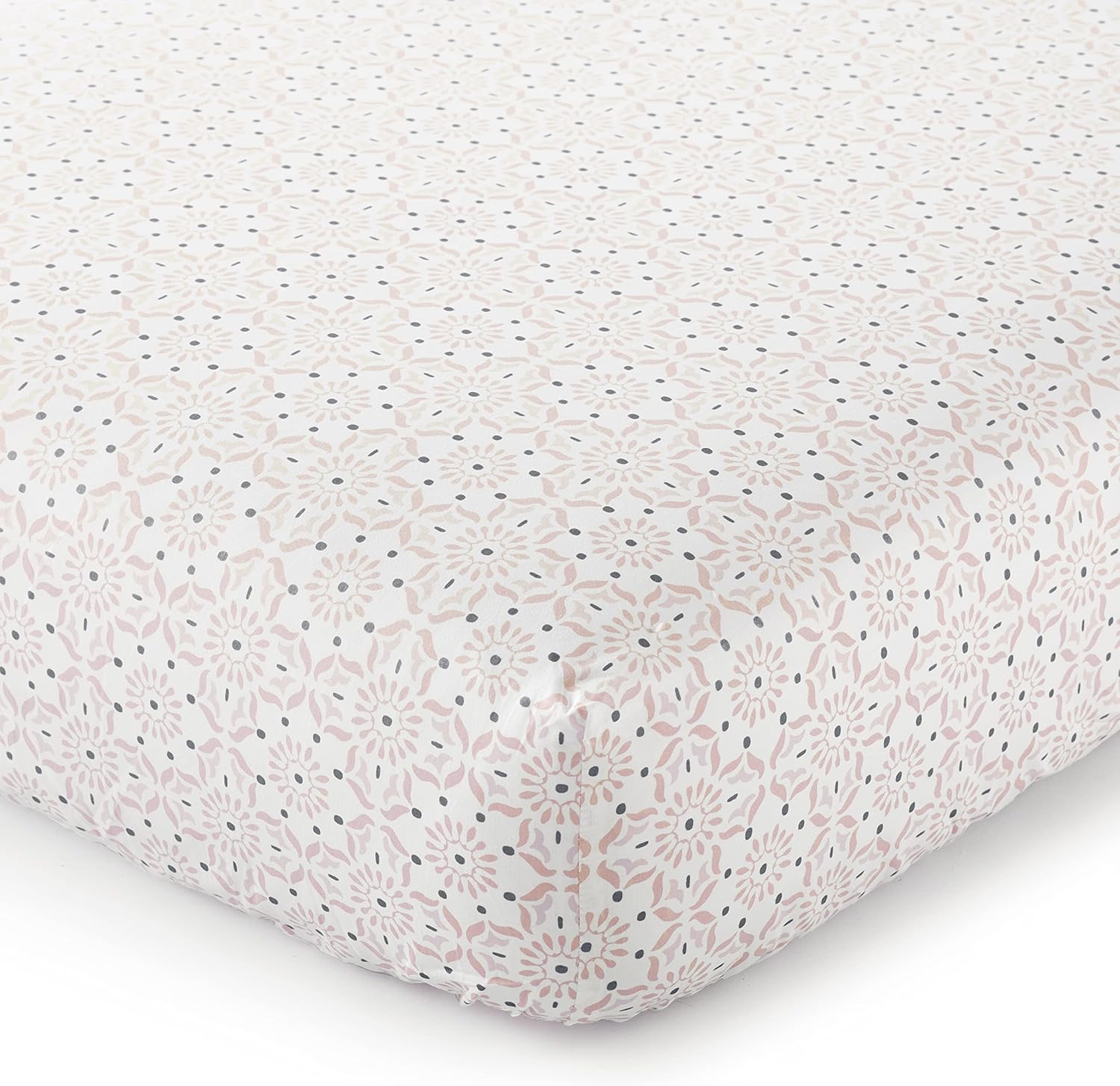 Levtex Baby Crib Fitted Sheet - Floral Design