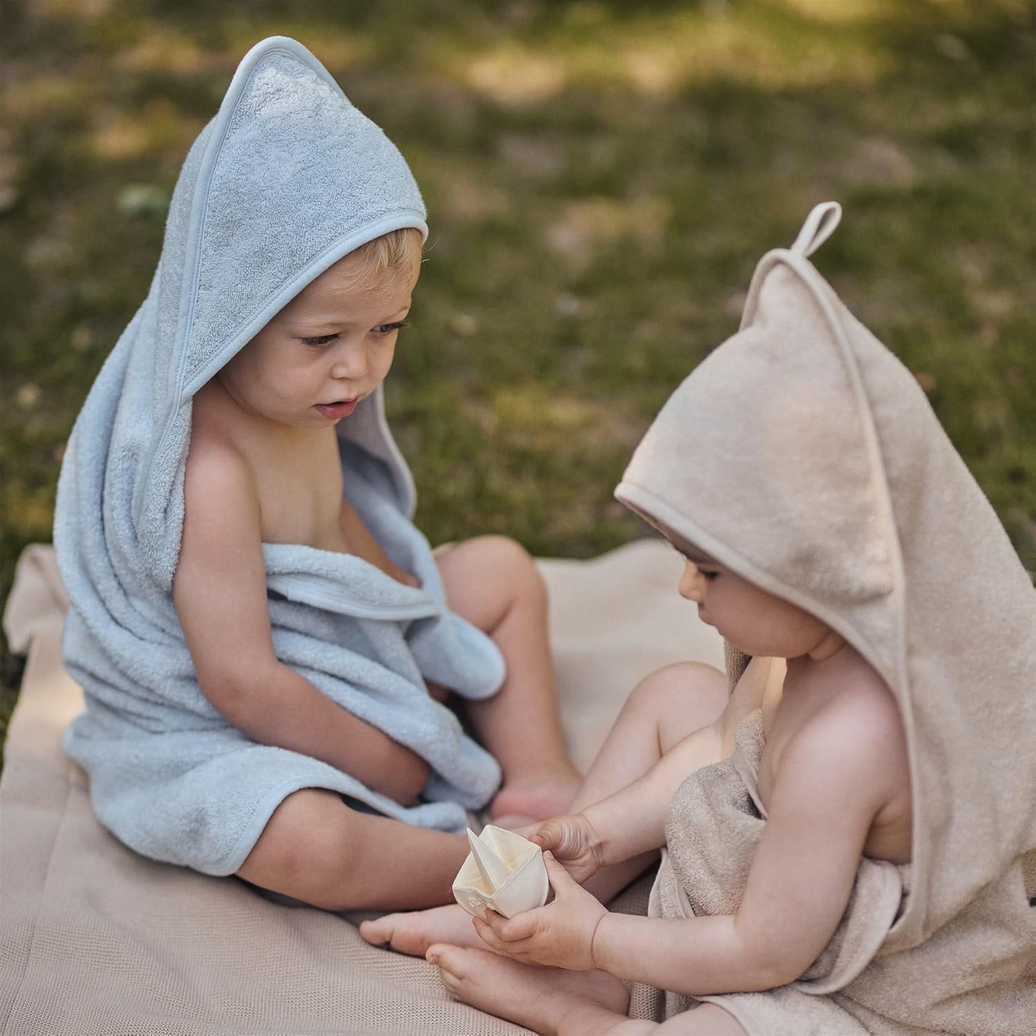 Huxie Baby Hooded Towel Organic Cotton 32 x 32