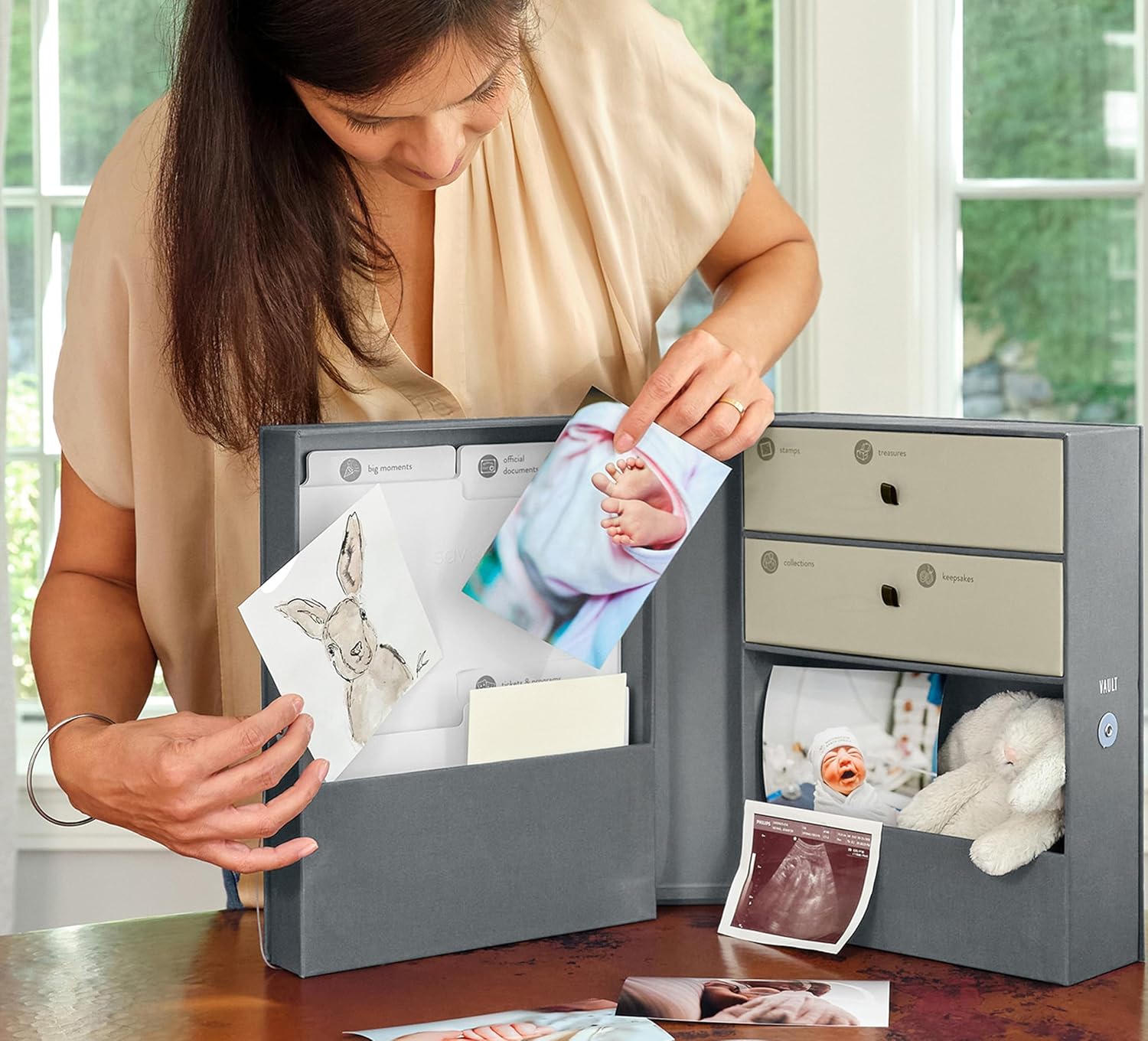Savor Baby Keepsake Organizer Box