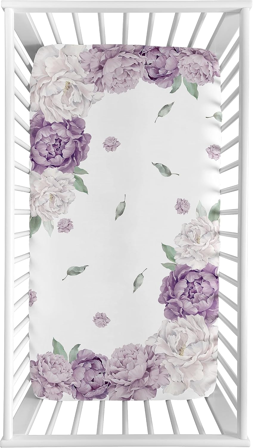 Sweet Jojo Designs Lavender Purple Crib Sheet