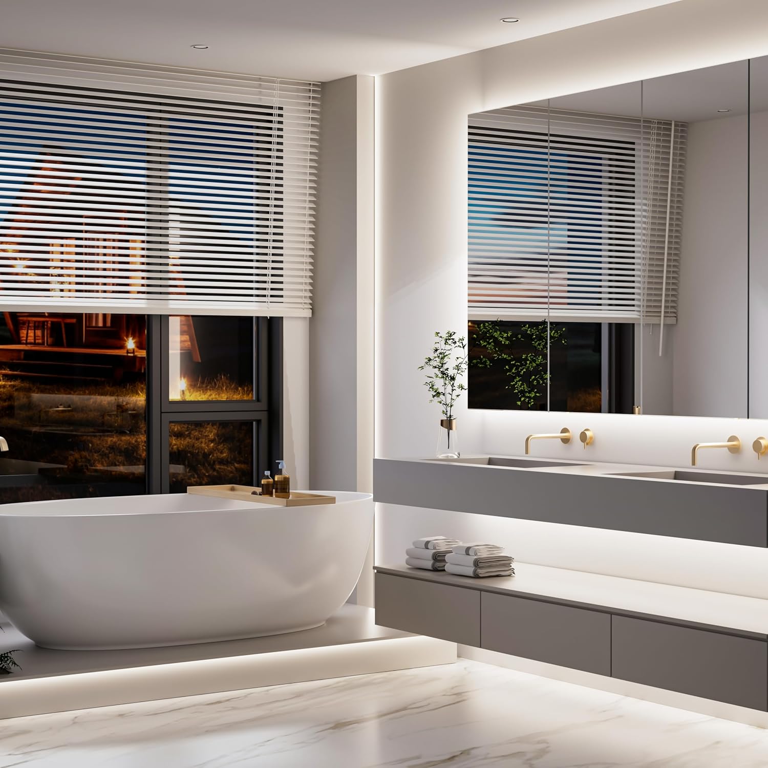 MIWISE CCT COB LED Strip Light Tunable White 20ft